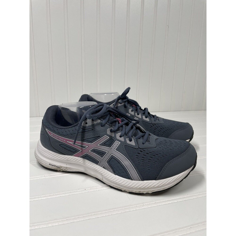 ASICS GEL-Contend 8 Running Shoes Women Size 11 Ortholite Pink & Gray Sneakers